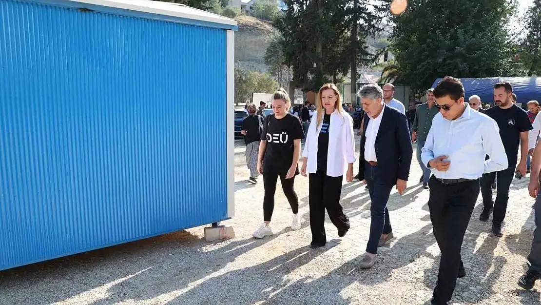 DEÜ, Hatay'da Dokuz Eylül Çarşı Yaşam Alanını kurdu