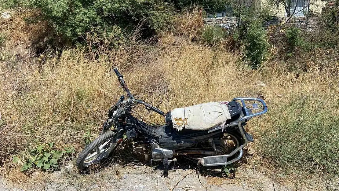 Devriye esnasında şasesi kazınmış motosiklet bulundu