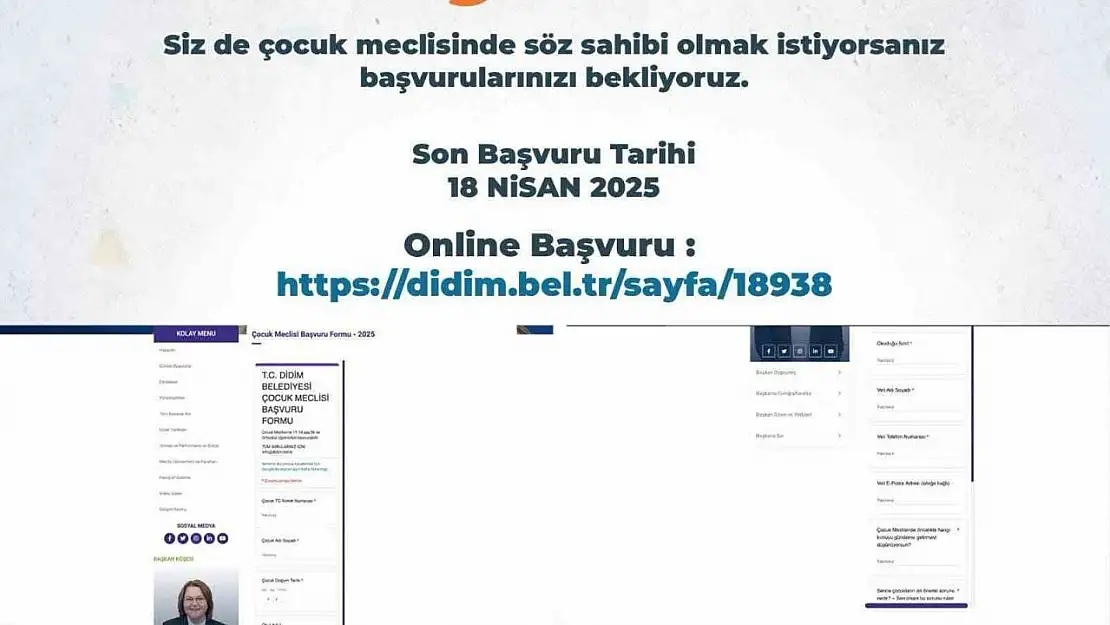 Didim Belediyesi'nin örnek projesi için başvurular başladı