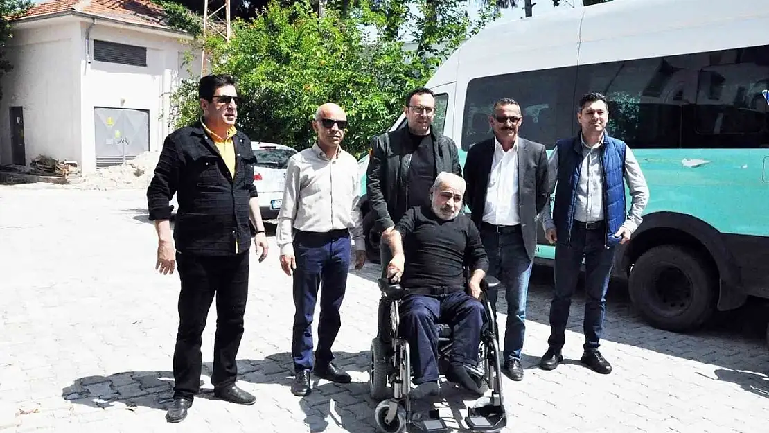 Didim'de Engelli depremzedenin talebi yerine getirildi