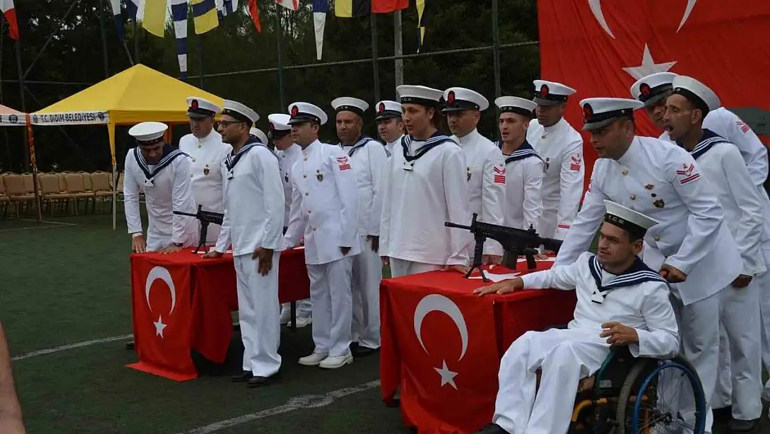 Didim'de engellilere temsili askerlik töreni düzenlendi