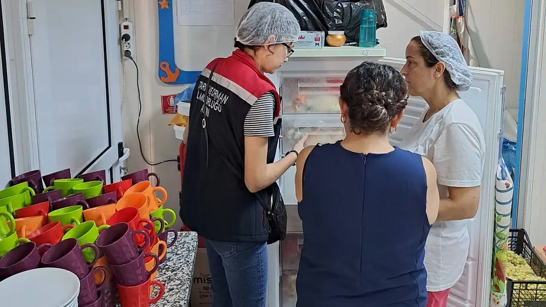 Didim'de okul kantinleri ve yemekhanelerde gıda denetimi yapıldı