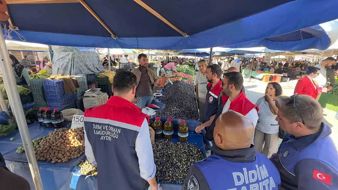 Didim'de zeytinyağı tezgahları denetlendi