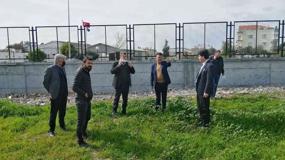 Didim'e beş yeni halı saha için ilk adım atıldı