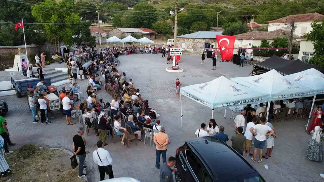 Dikili'de Yörük ateşi yandı