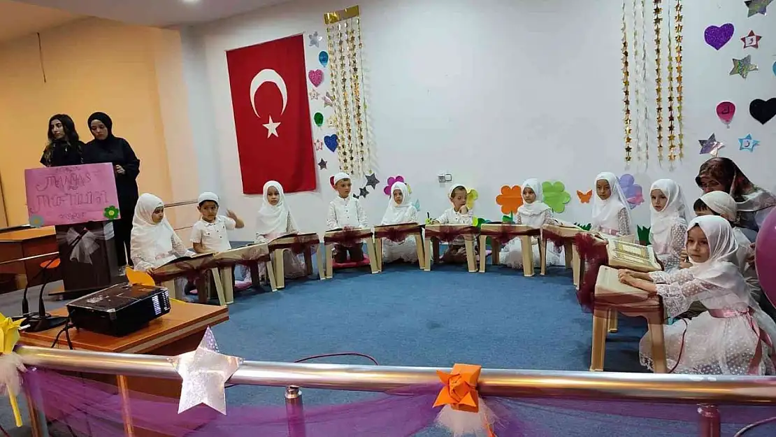Diyanet Çocuk Kreşi Öğrencileri mezun oldu