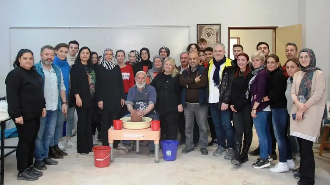DPÜ'de Çark Sanatı Uygulaması etkinliği