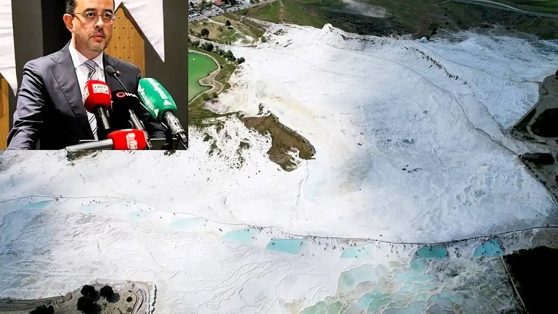 DSO Başkanı Kasapoğlu 'Dünya mirasımız Pamukkale'nin geleceği risk altında'