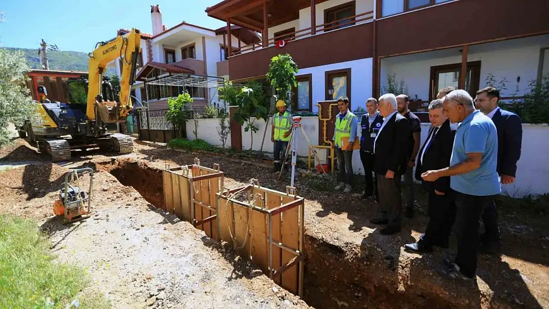 Düğerek Mahallesinde alt yapı çalışmaları devam ediyor