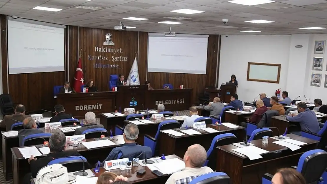 Edremit Belediye Meclisi toplandı
