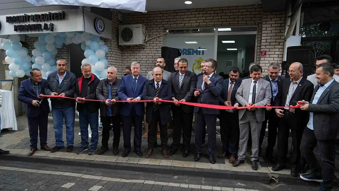 Edremit Belediyesi Personeli A.Ş. Hizmet binası açıldı