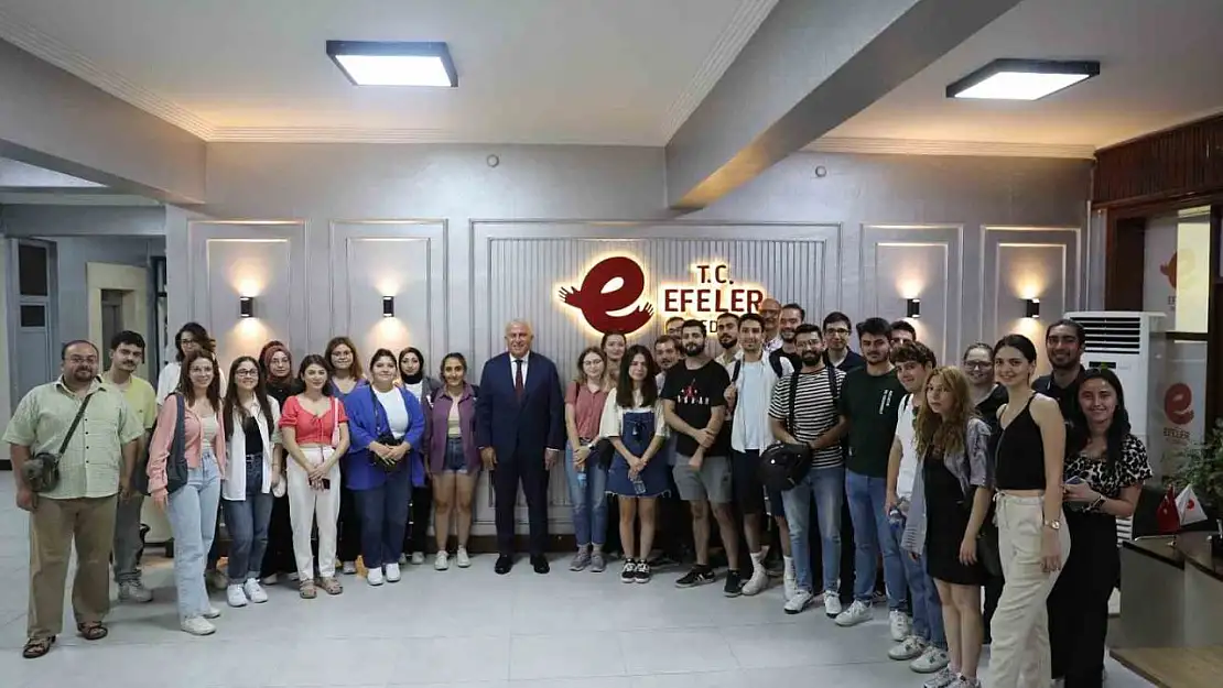 Efeler Belediyesi tıp öğrencilerini ağırladı