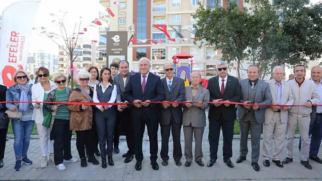 Efeler'de Memiş Dinç Parkı hizmete açıldı