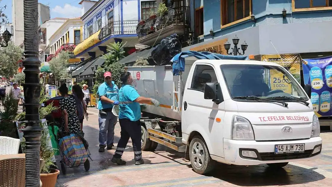 Efeler'in dar sokaklarına 'Çöp Taksi' çözümü