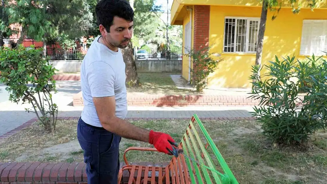 Efeler'in yeşil ekipleri kenti güzelleştiriyor