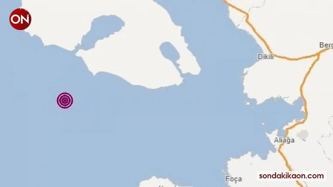 Ege Denizinde 4.3'lük deprem