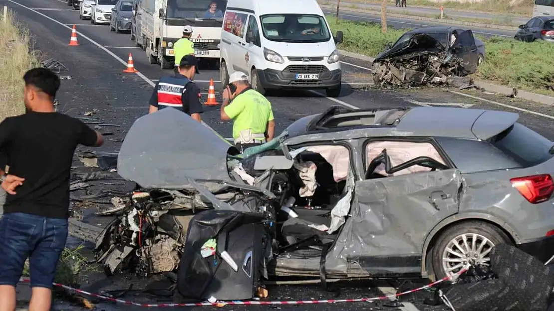 Ehliyetsiz gencin kullandığı lüks araç karşı şeride geçip kazaya neden oldu: 1 ölü, 1 yaralı