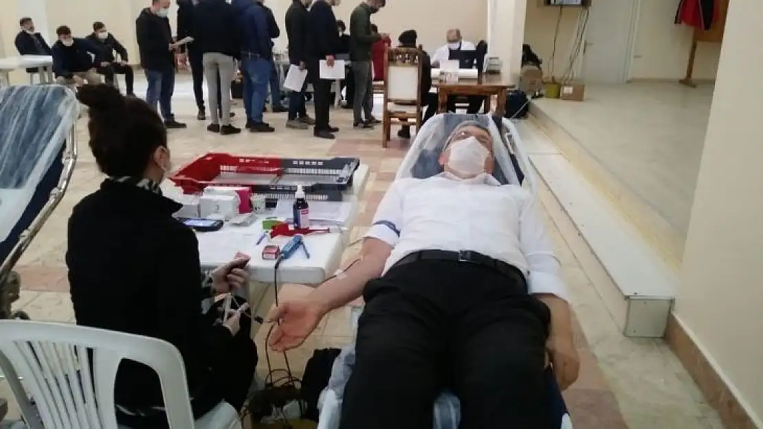 Emet'te kan bağışı kampanyası