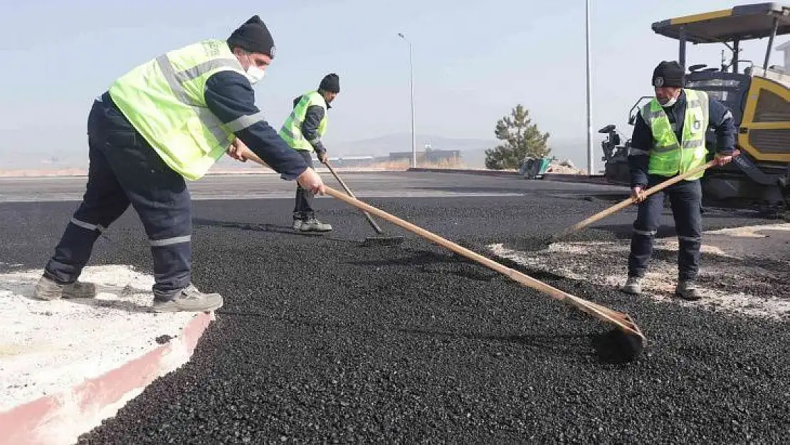 Enne'de beton asfalt serimi tamam