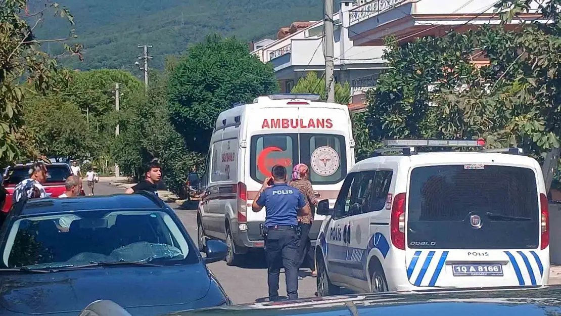 Erdek'te eski eş dehşeti: Boşandığı eşini bıçakladı