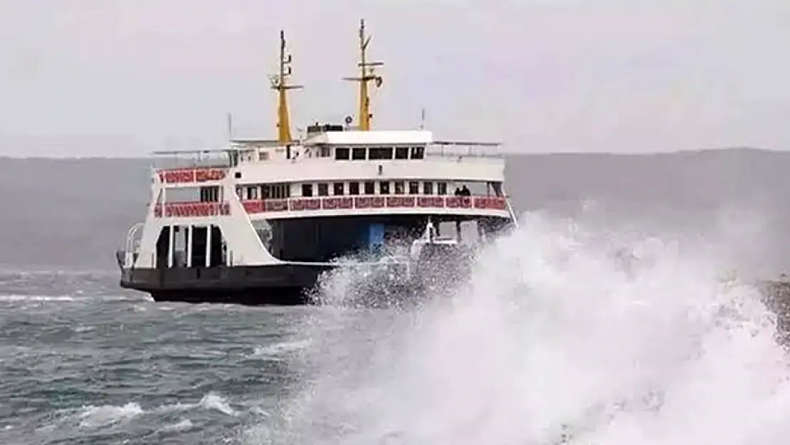 Erdek'te feribot seferleri iptal