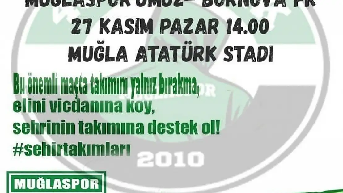 Ermaş Muğlaspor, Bornova FK ile karşılaşacak