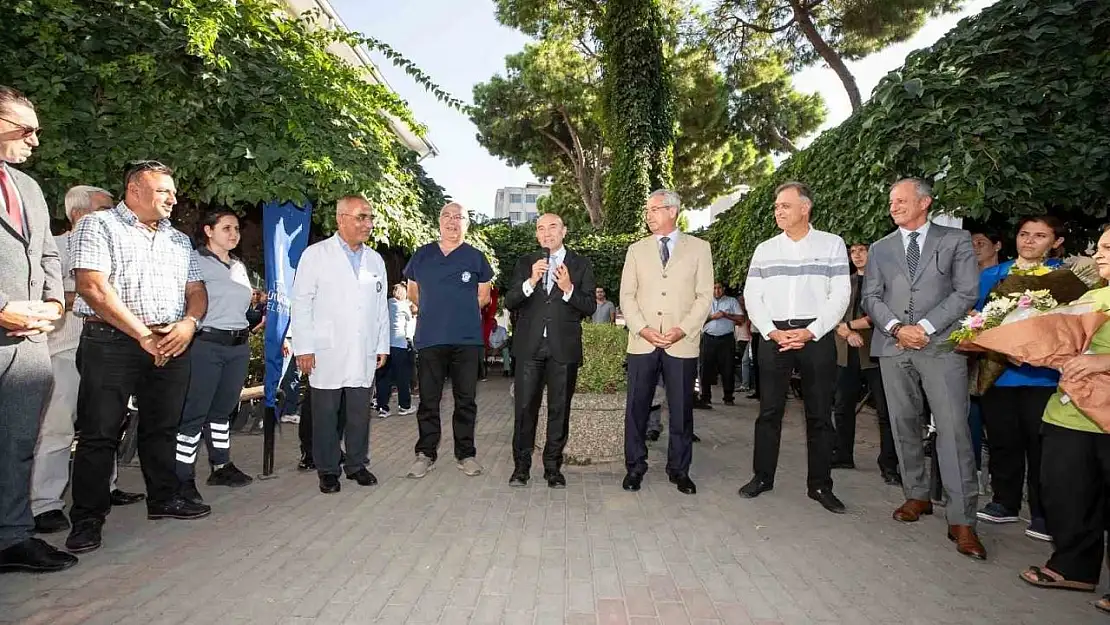 Eşrefpaşa Hastanesinde nöbet devri törenle yapıldı