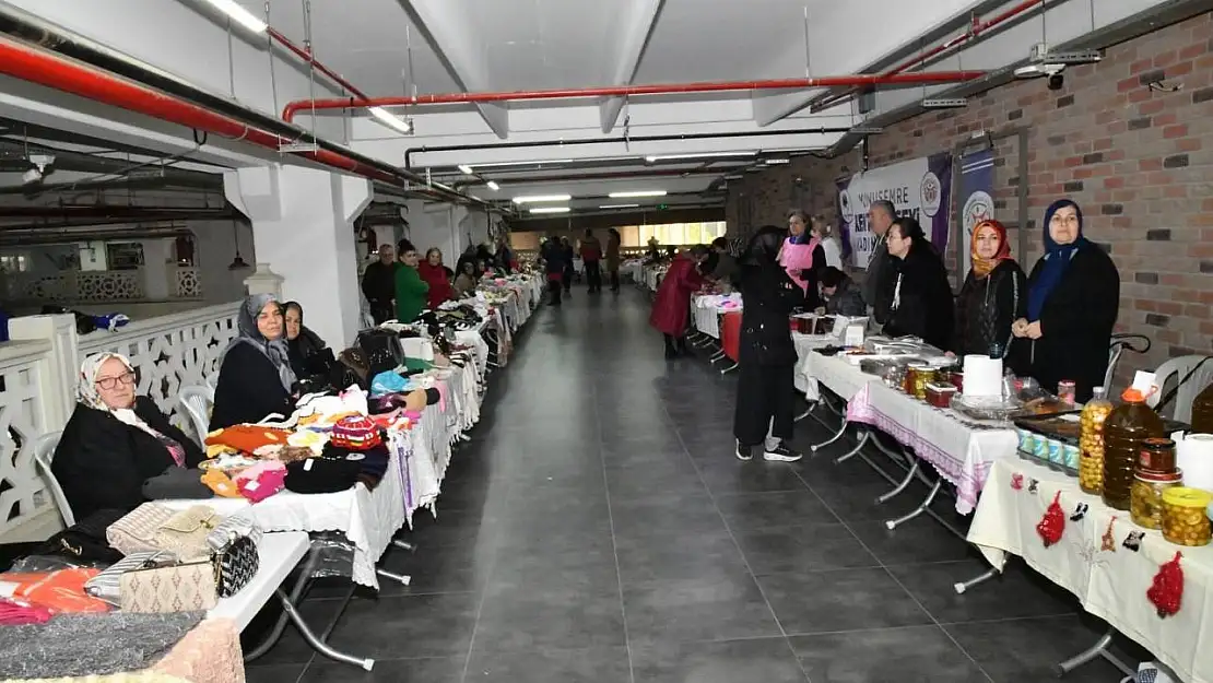 Evde üreten kadınlar için pazar açıldı