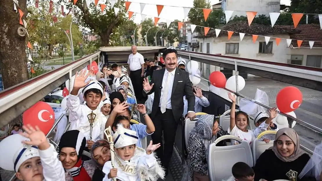 Festivalde sünnet şöleni heyecanı