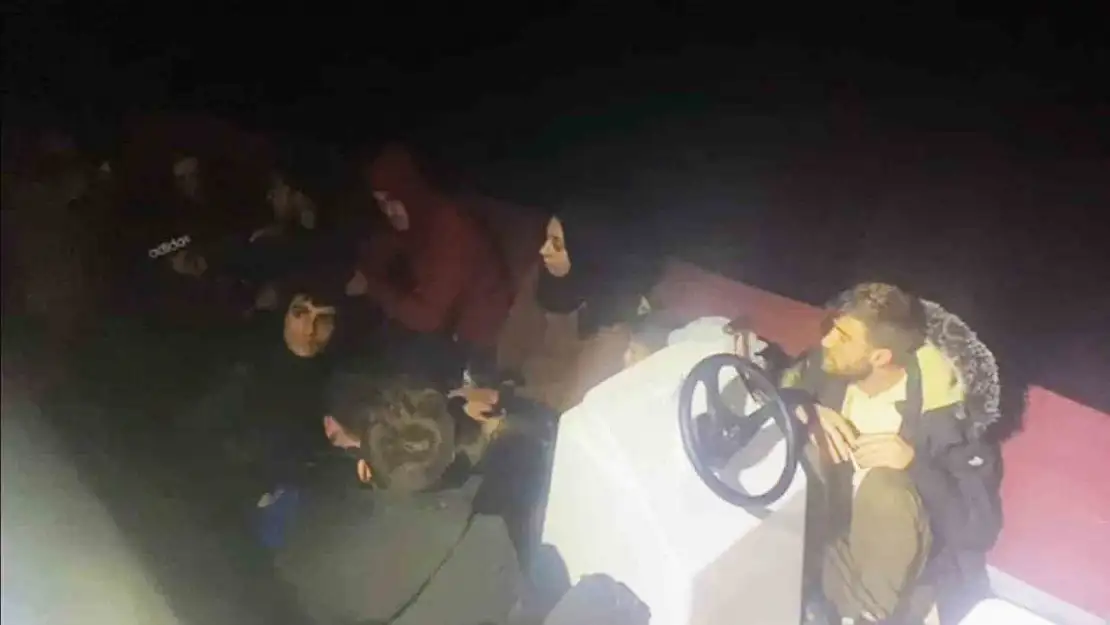 Fethiye'de 15 düzensiz göçmen yakalandı