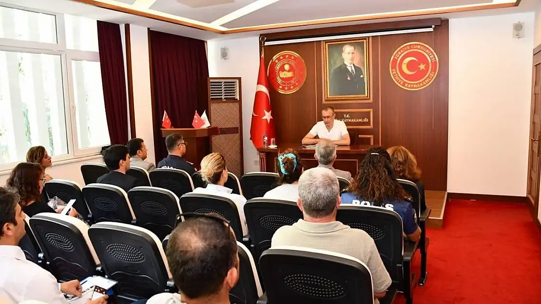 Fethiye'de 29 Ekim Cumhuriyet Bayramı Koordinasyon toplantısı yapıldı