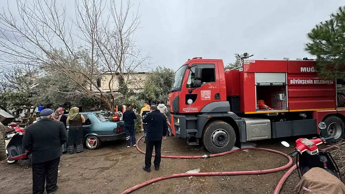 Fethiye'de ev yangını: 1 kişi hayatını kaybetti