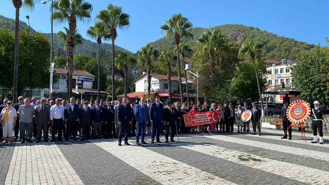 Fethiye'de Gaziler Günü törenle kutlandı