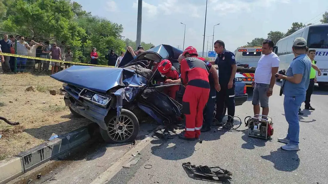 Fethiye'de trafik kazası: 1 ölü