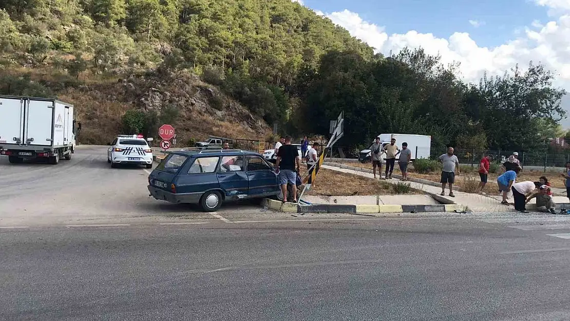 Fethiye'de trafik kazası: 2 yaralı