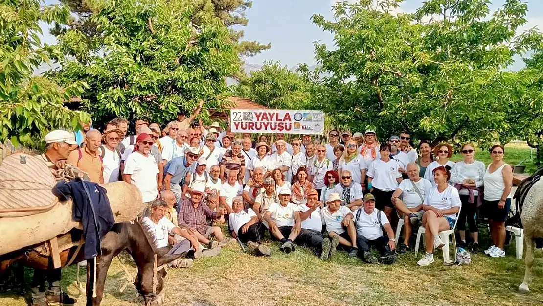 Fethiye'de Yayla Yürüyüşü tamamlandı