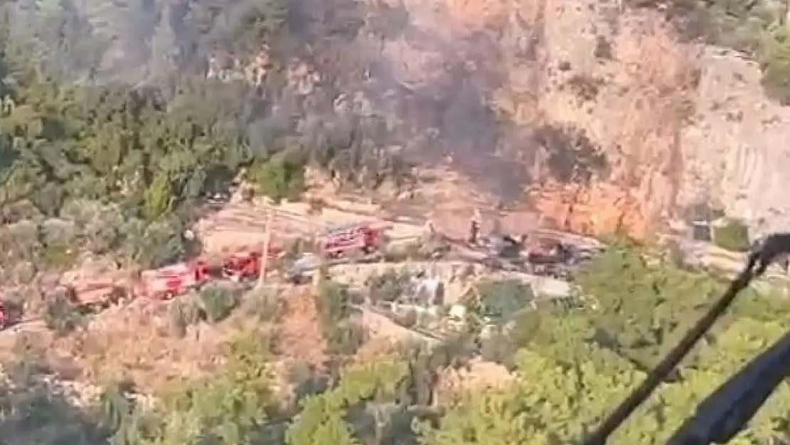 Fethiye'deki orman yangını kontrol altına alındı