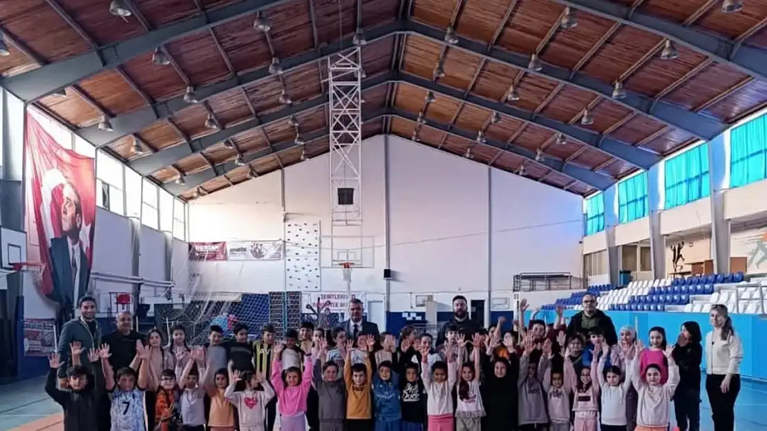 Gediz'de minik adımlar sporla buluştu