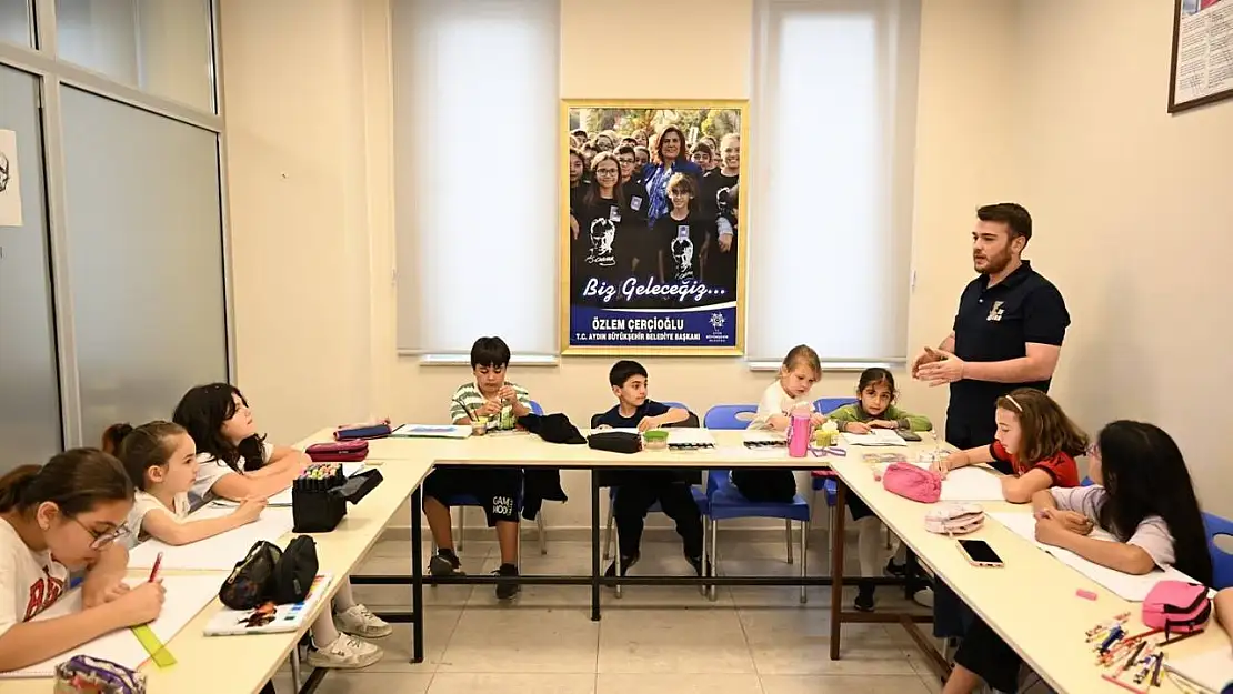 Geleceğin ressamları Aydın'da yetişiyor