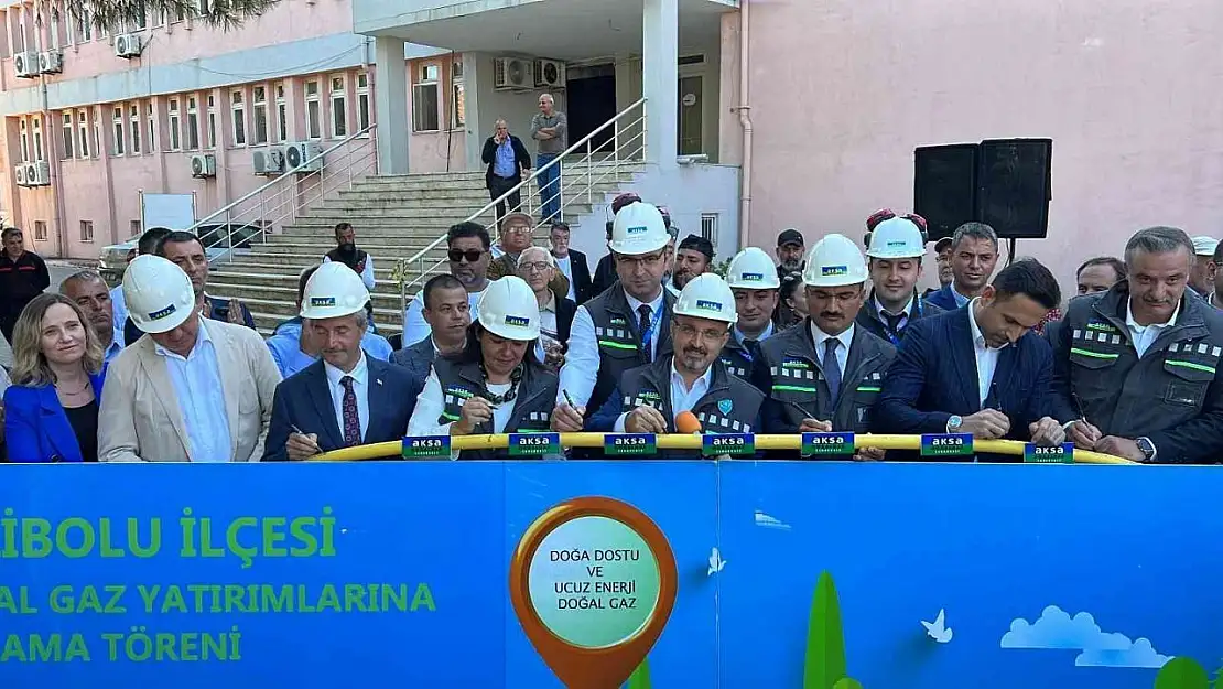 Gelibolu'da 'Doğalgaz İlk Kazı Töreni' gerçekleşti