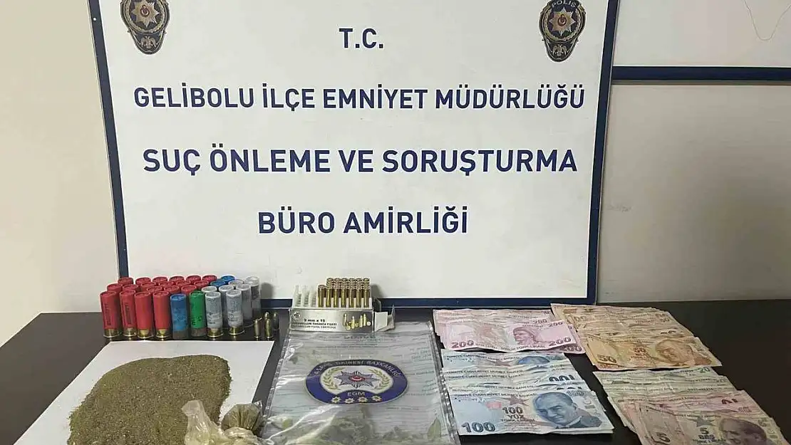 Gelibolu'da uyuşturucu operasyonu