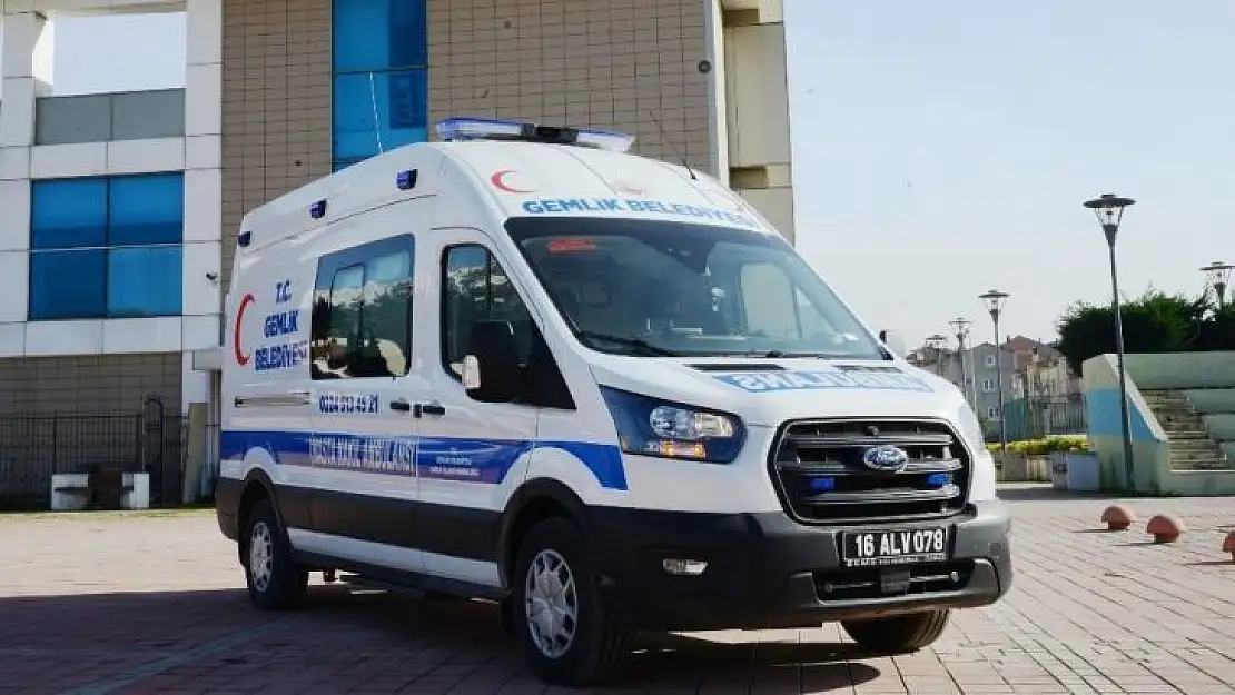 Gemlik'te hasta nakil ambulansı hizmete başlıyor