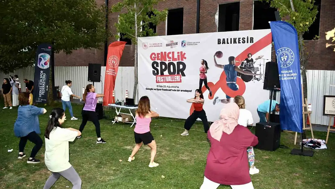 Gençlik ve Spor Festivali Balıkesir'de yapıldı