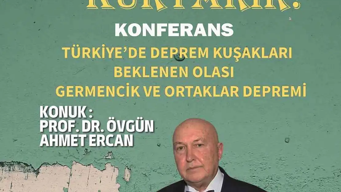 Germencik Belediyesi'nden deprem konferansı