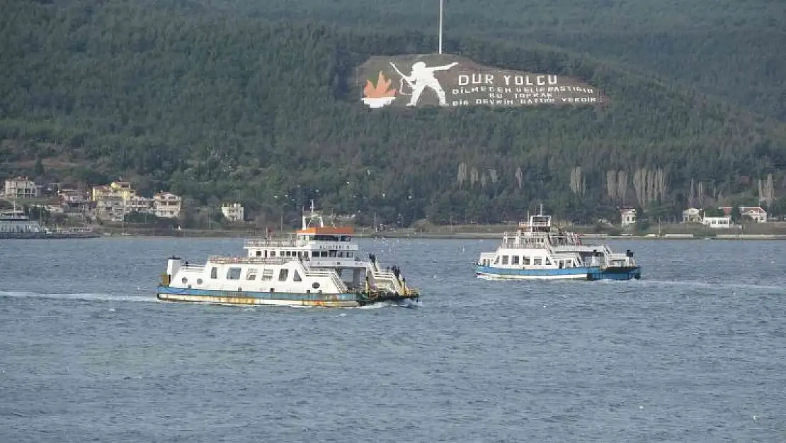 Gökçeada ve Bozcaada'ya feribot seferleri yapılamıyor