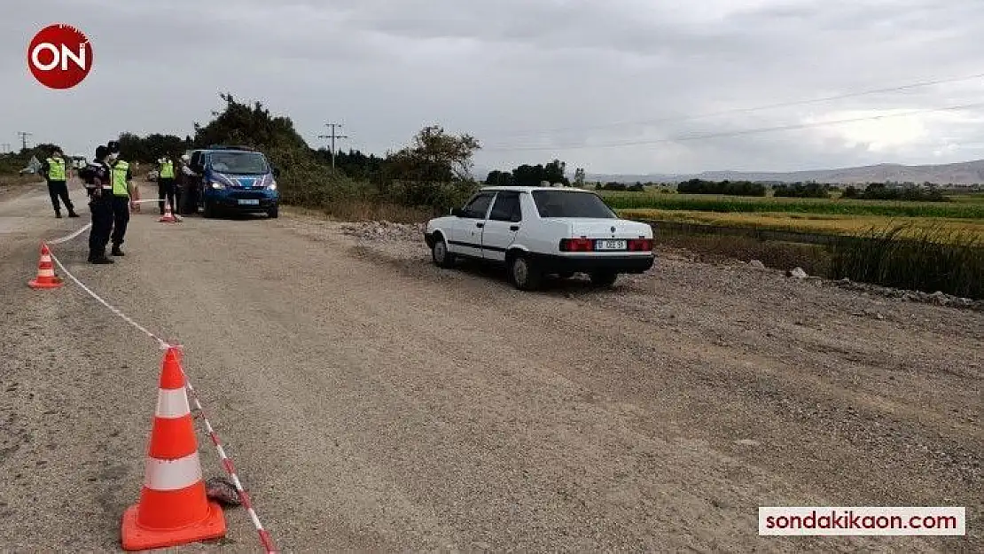 Gönen'de araç içinde faili meçhul cinayet