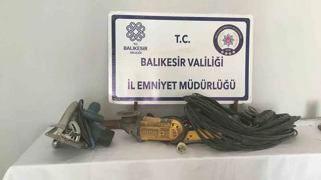 Gönen'de faili meçhul hırsızlıklar çözüldü