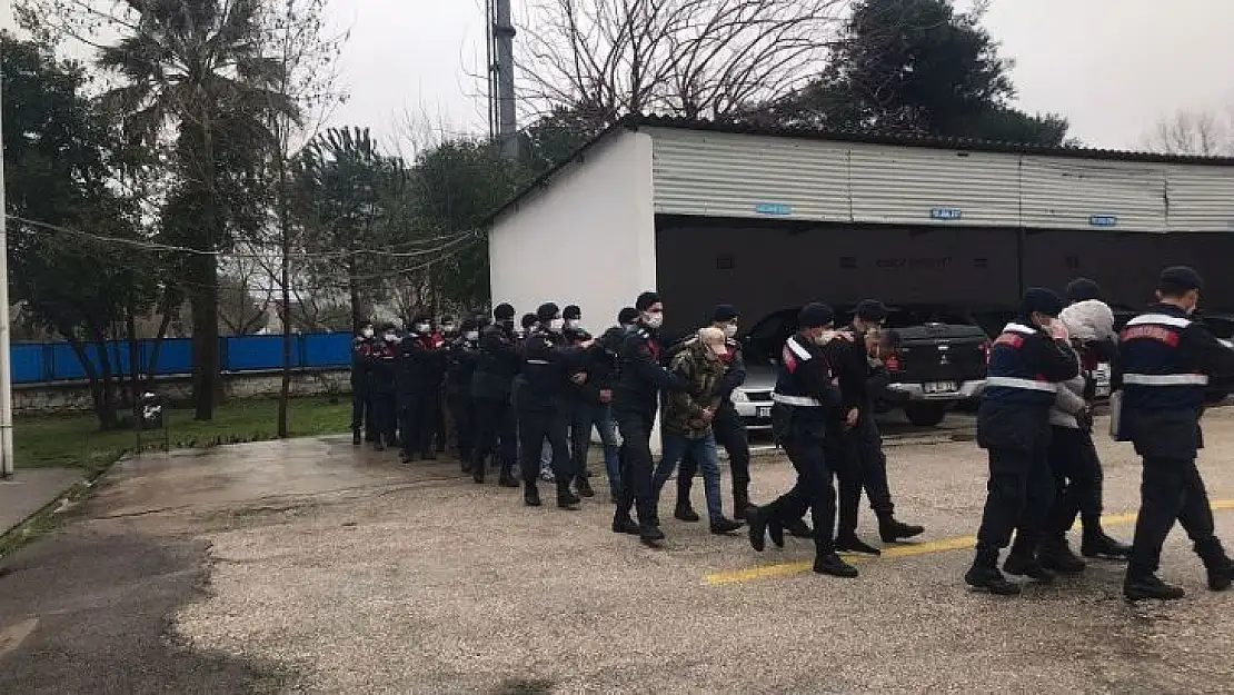 Gönen'de jandarmadan büyük operasyon