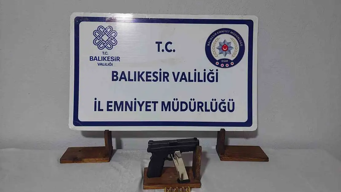 Gönen'de ruhsatsız silah operasyonu: Bir kişi yakalandı