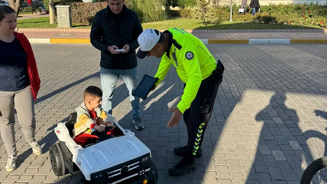 Gönen'de trafik denetimlerinde 48 araç kontrol edildi, 9 araca ceza yazıldı